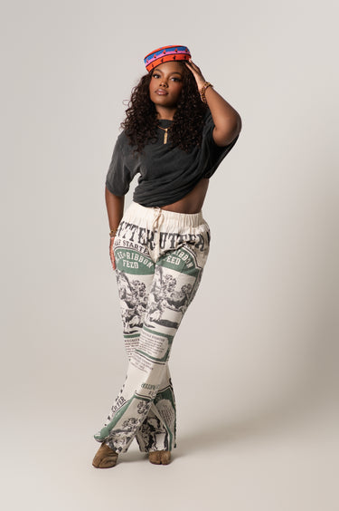 Sia Sack Print Pants