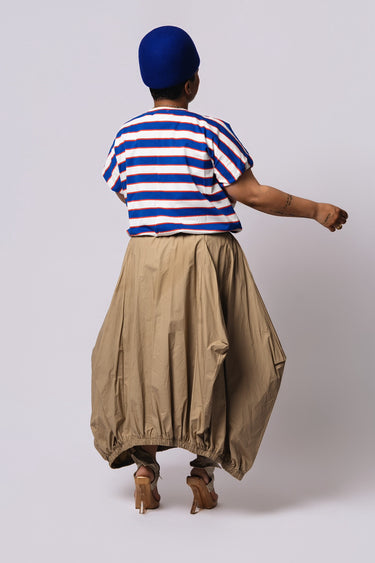Puff Sleeve Stripe Tee