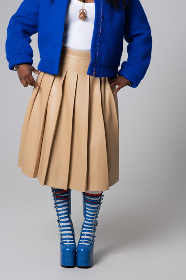 Macy Vegan Leather Skirt