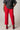Raye Red Cropped Knit Pants