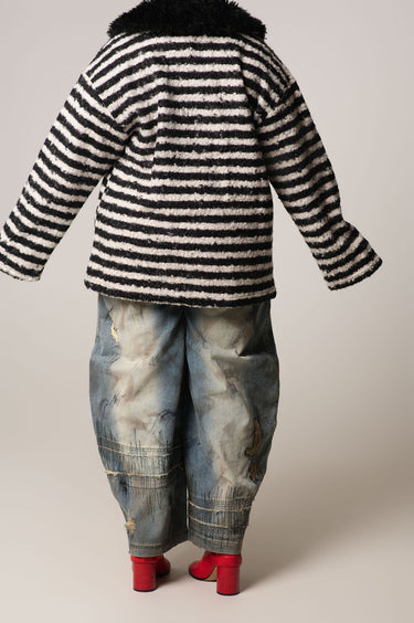 Sample 7: Striped Polo Sweater