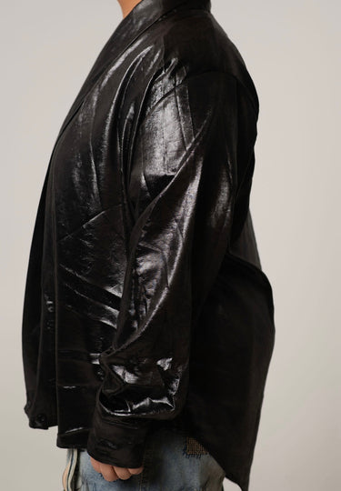 Sample 10: Waxed Blazer