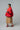 Red Nylon Bubble Jacket