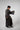 Waxed Faux Leather Robe