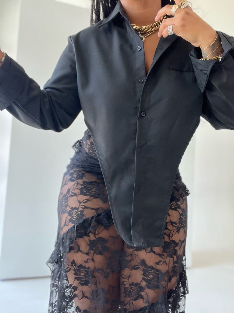 La Rosa Sheer Lace Skirt