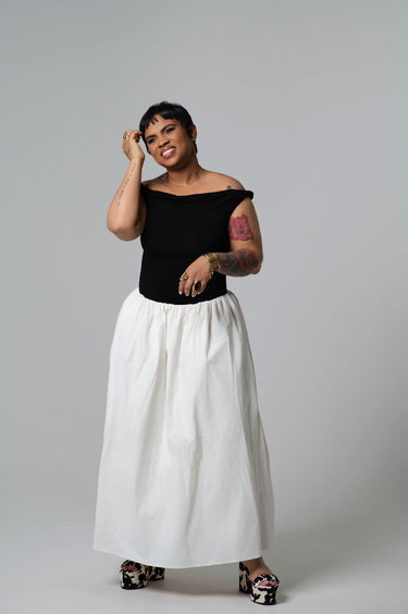 Black & White Wedding Guest Dress