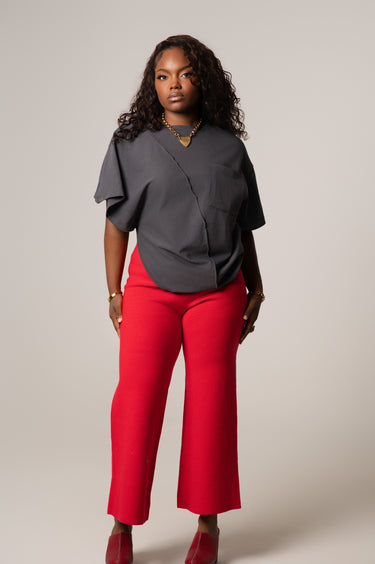 Charcoal Pocket A-Sym Tee