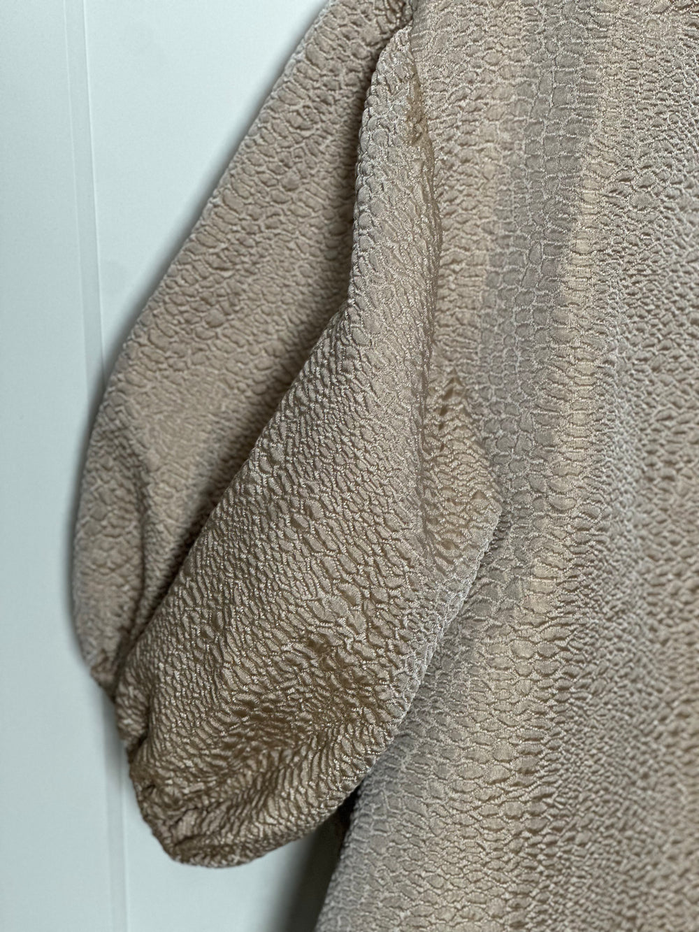 Preview of the champagne Balloon Top sleeve